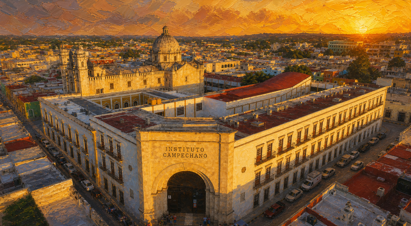 Fachada del Instituto Campechano